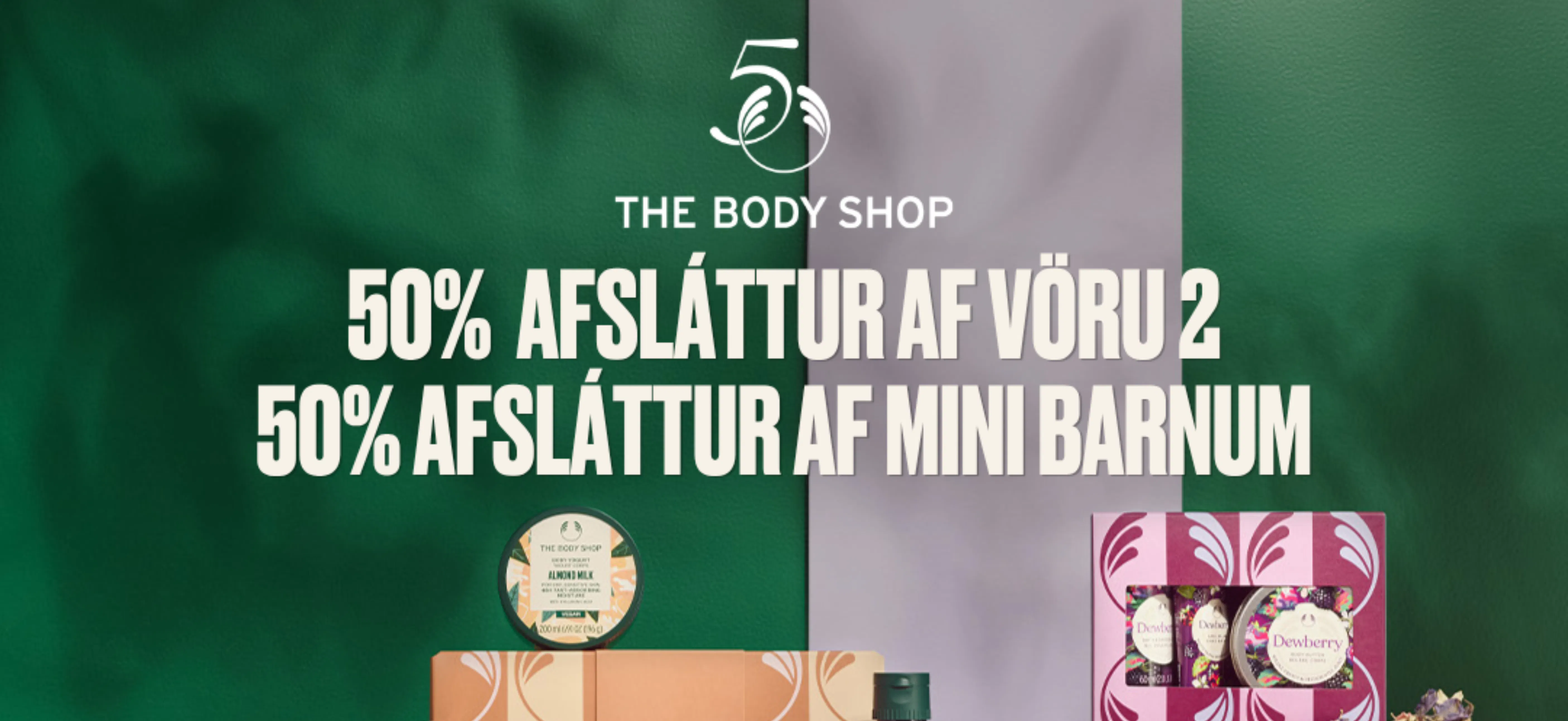 The Body Shop fagnar 50 árum! 🎉