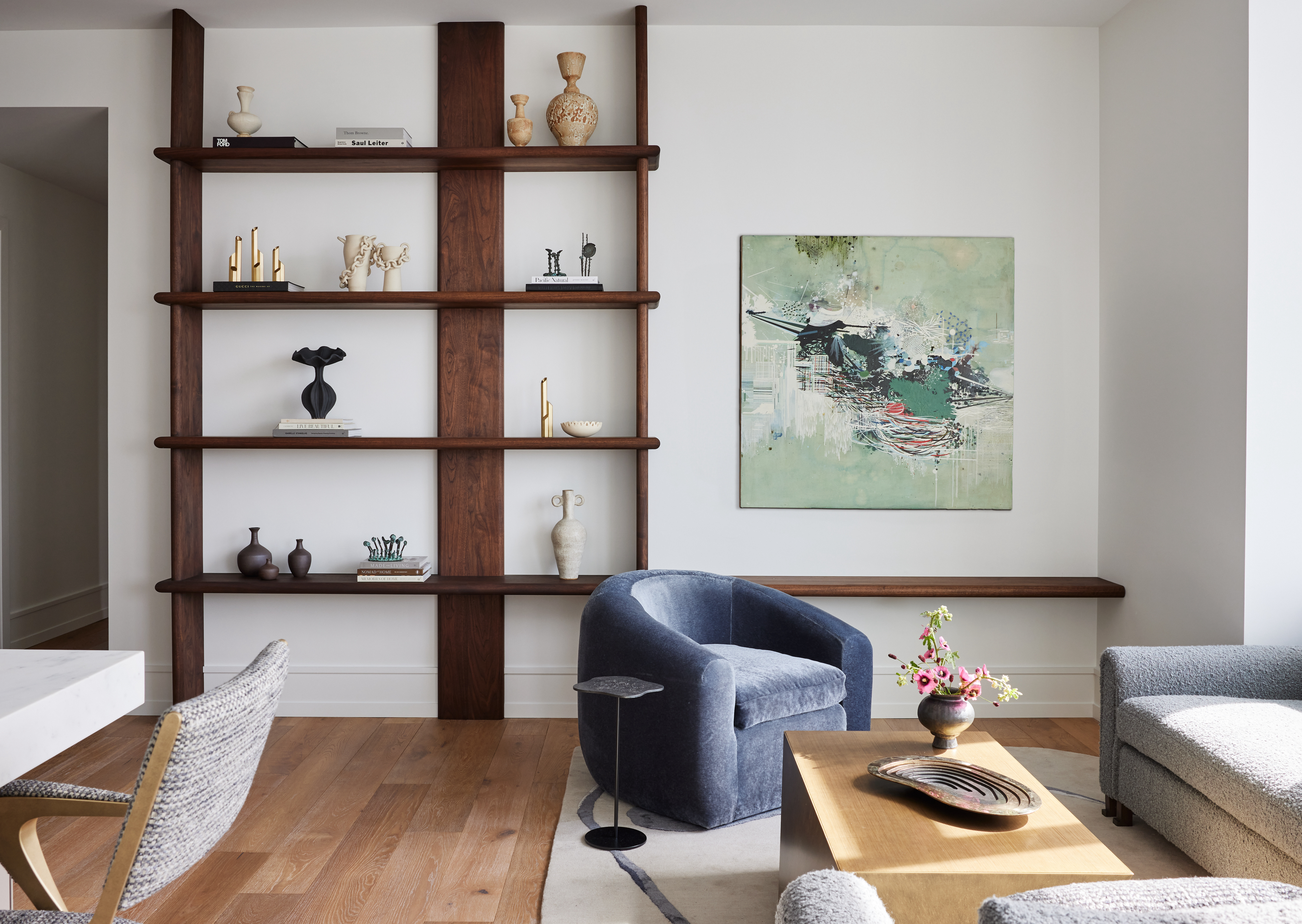 【洋書】PIETER PORTERS ブルーメンヴォールヘットインテリア Amazon.com: Large Framed Canvas Wall Art - Navy Blue Pictures