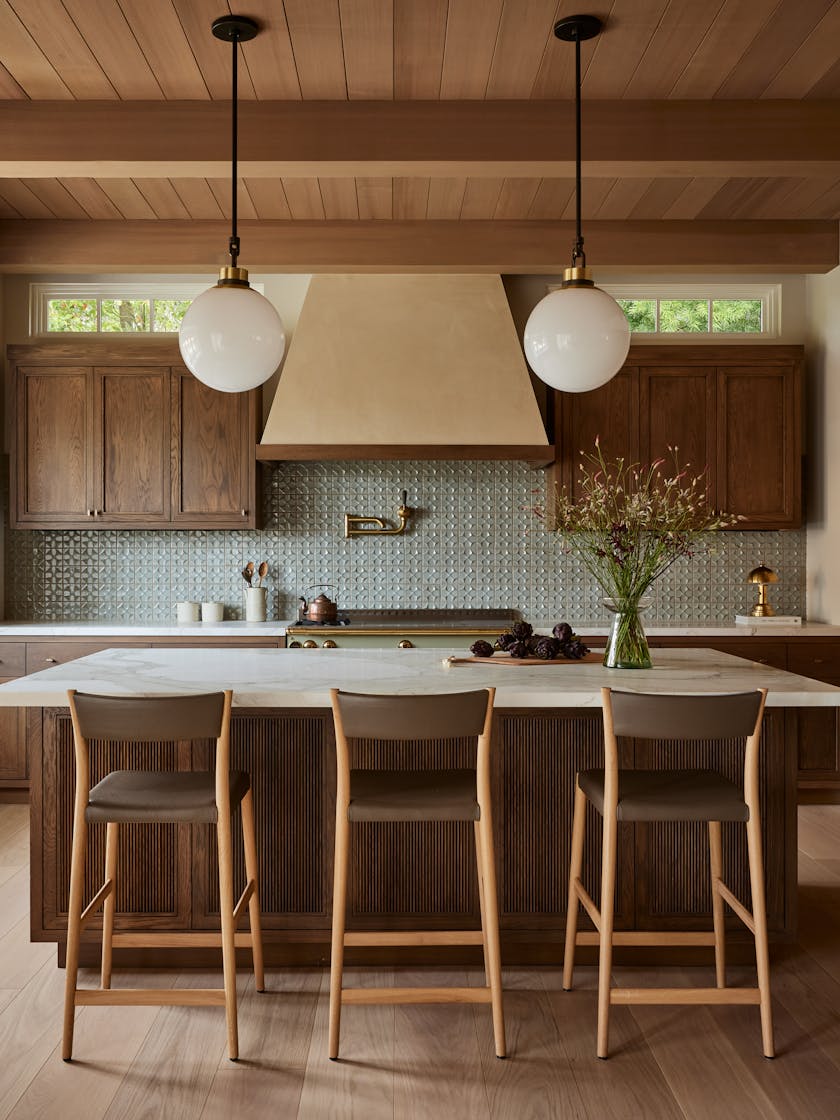 Kristen-Peña-Interiors-Pebble-Beach-Family-Home-Kitchen-Island-High-Top-Chairs