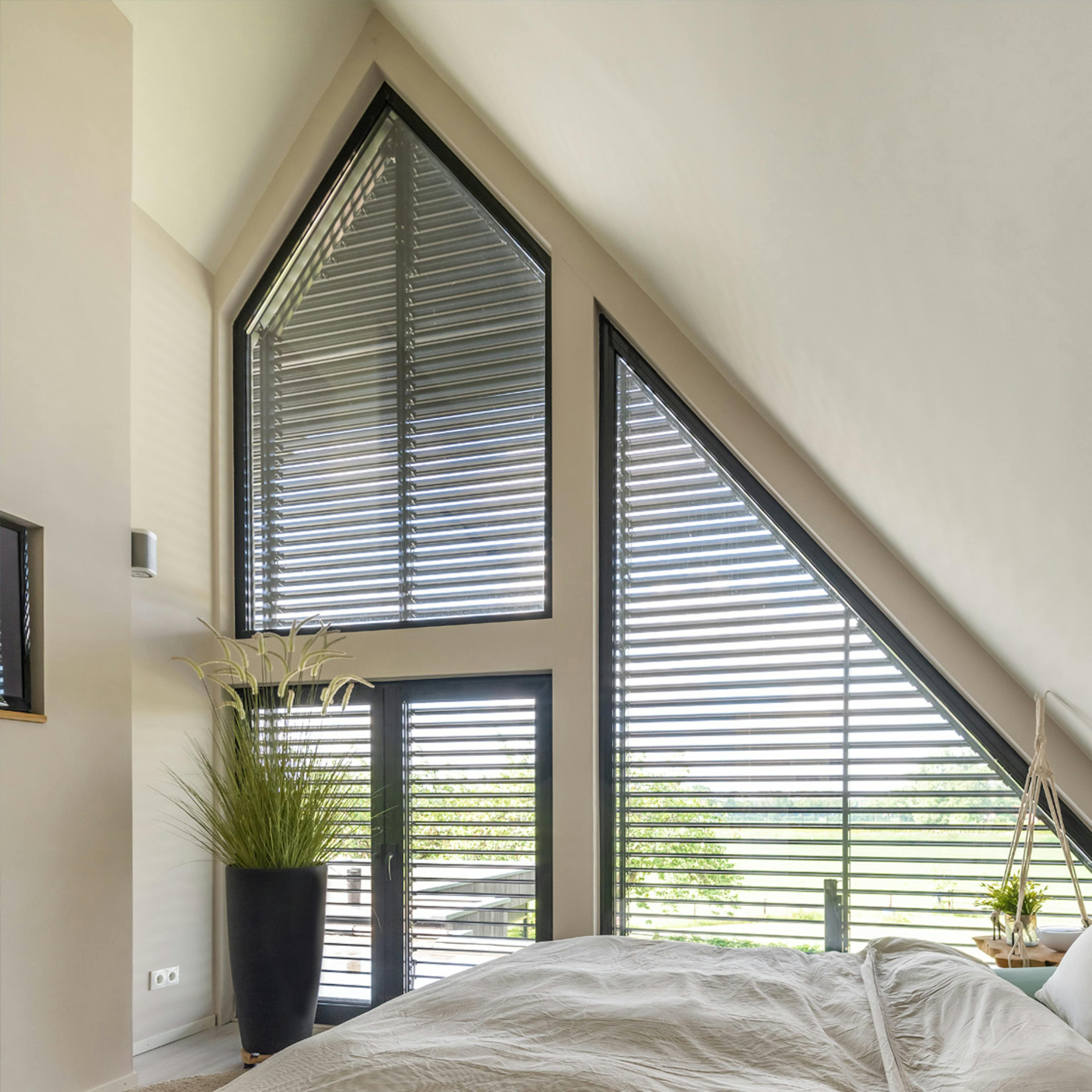 Large, eco-friendly window for abundant daylight.