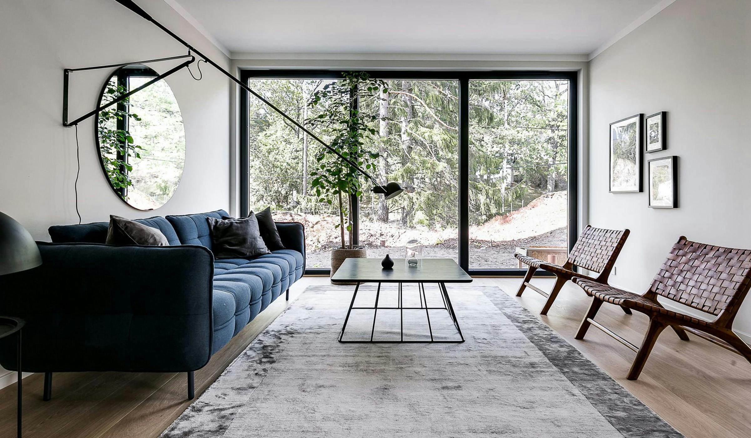 Beautiful, well-lit open living room