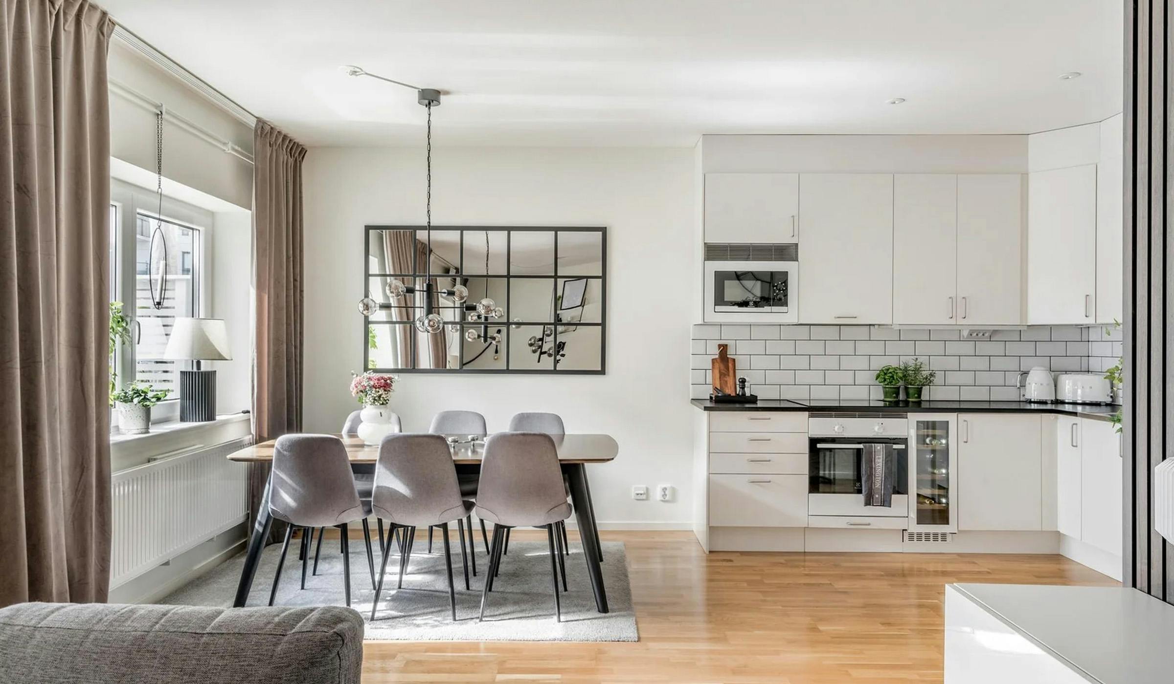 Simple living area with Scandinavian design and Bosnian expertise