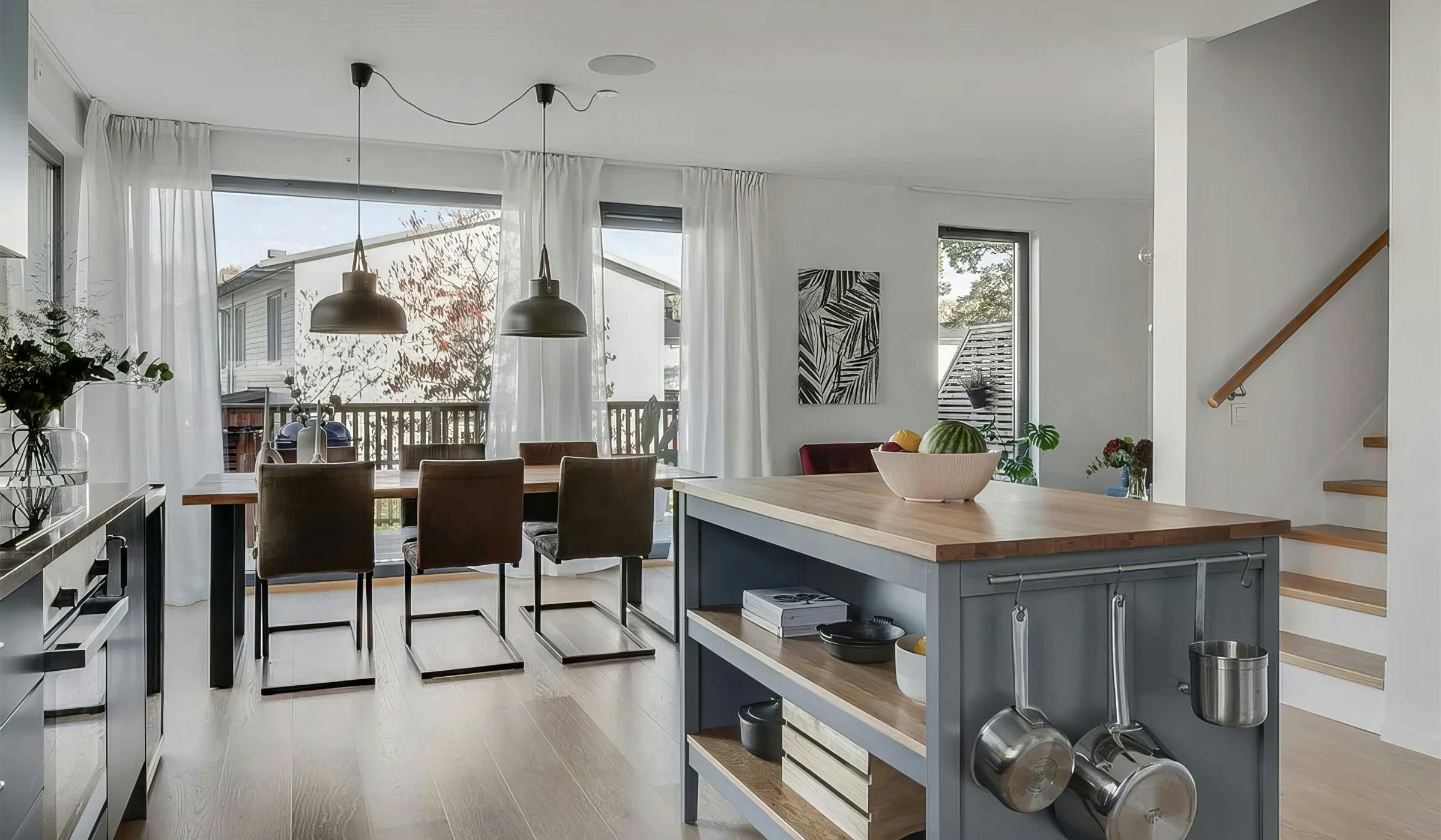 Open space floor plan