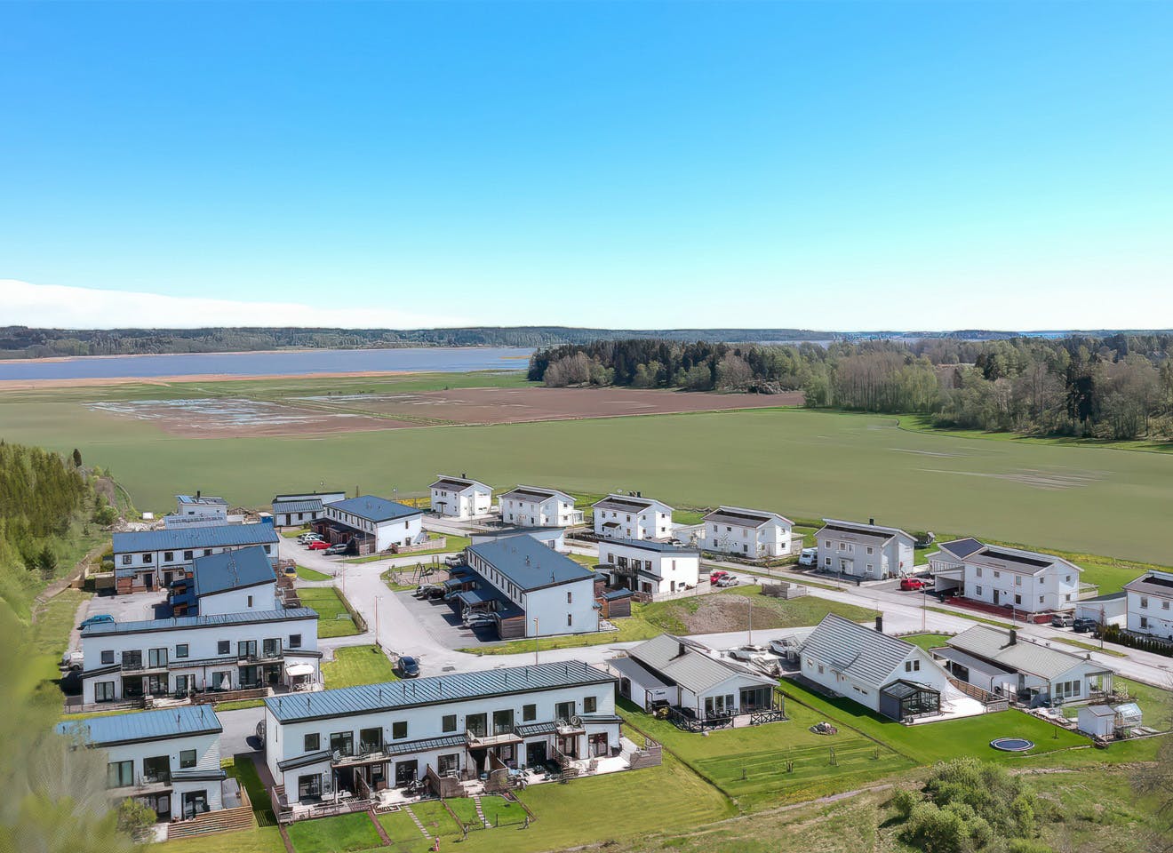 Malmbryggshage aerial view