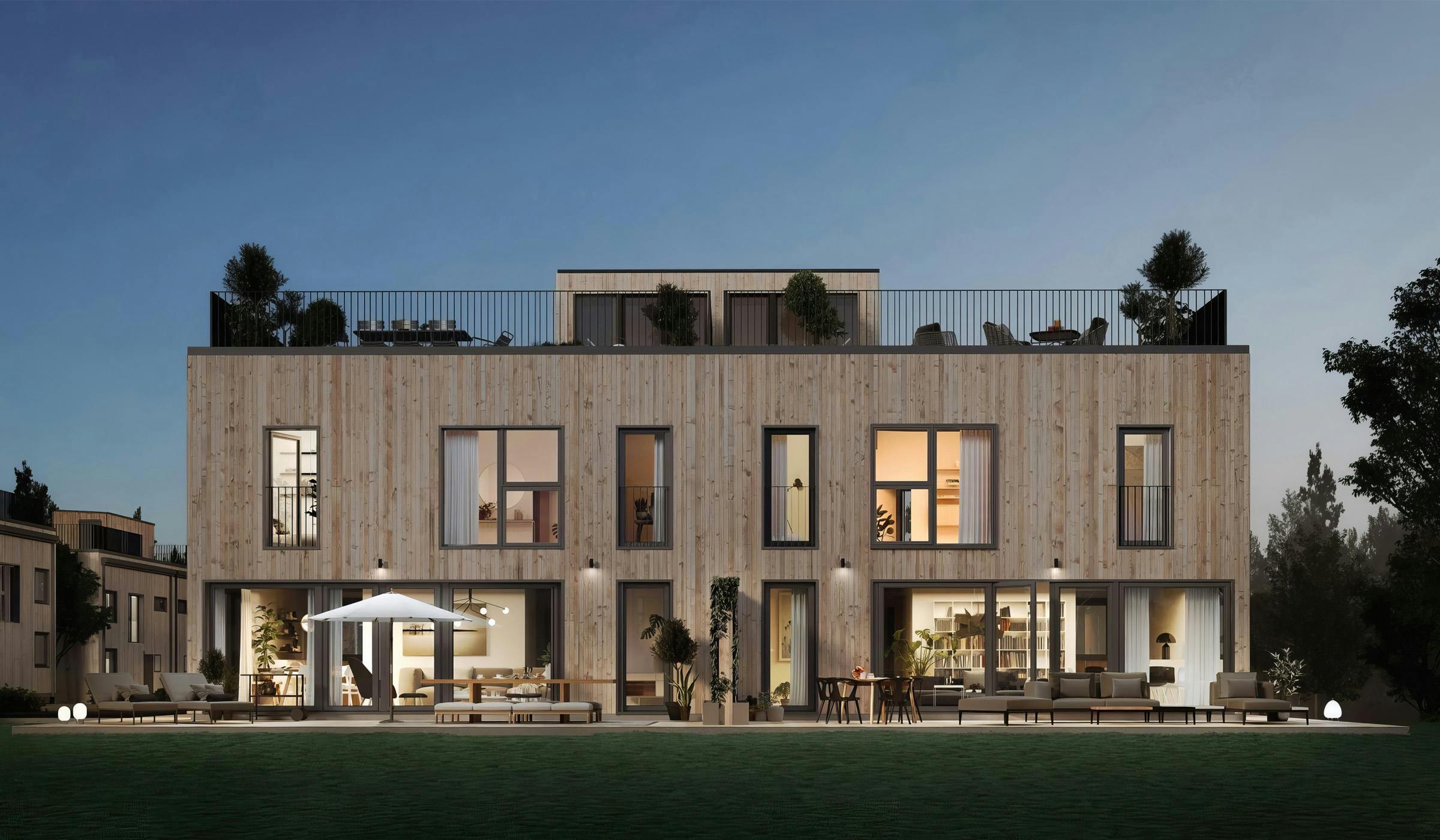 Meticulously assembled prefabricated elements by Krivaja