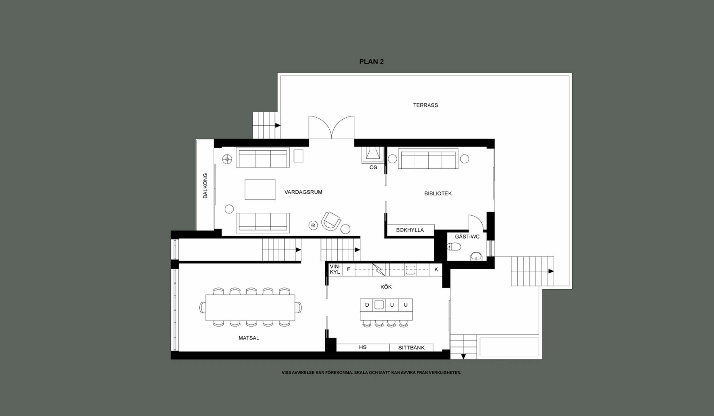 Energy efficient private residence Floor Plan two
