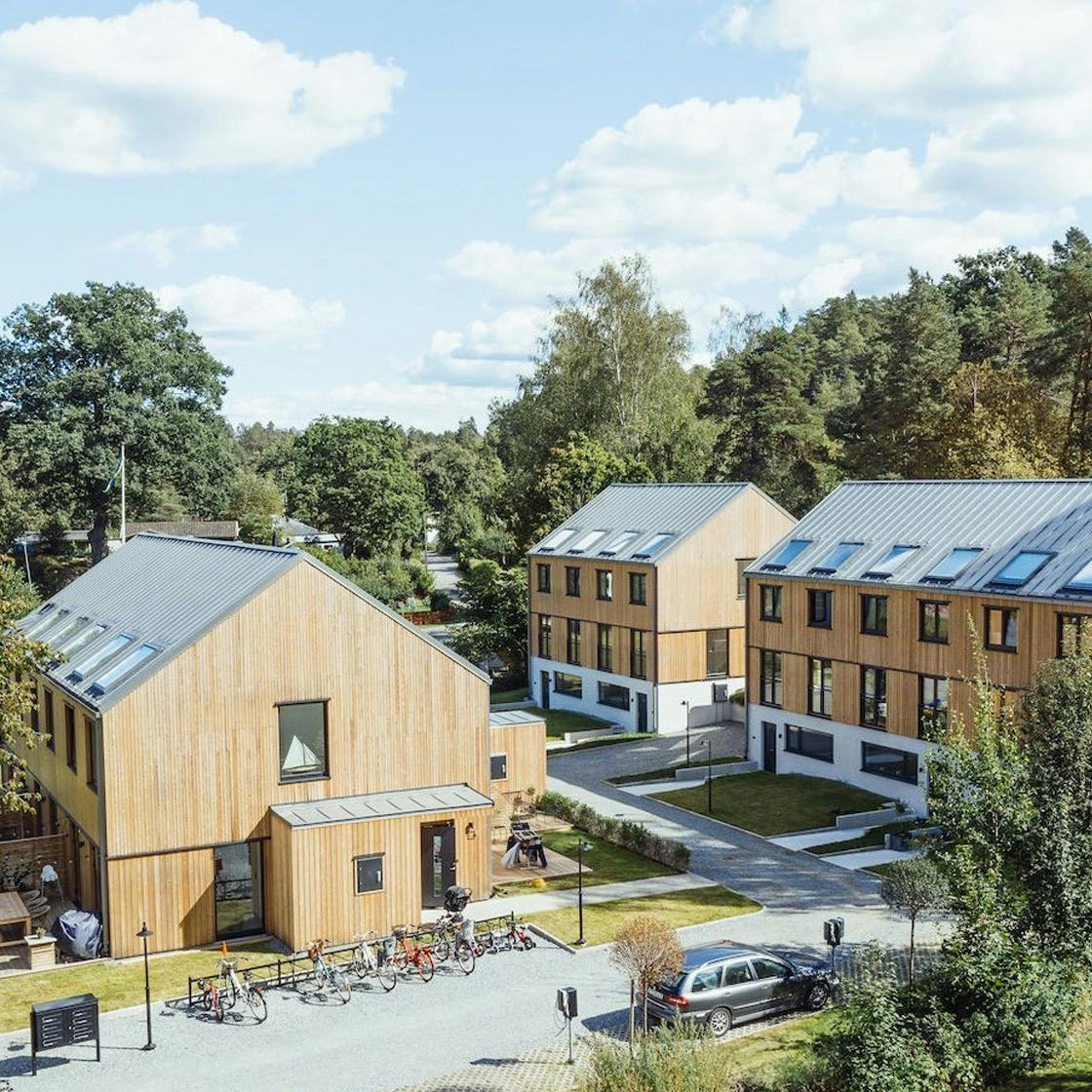 Prefab, glulam, residential project