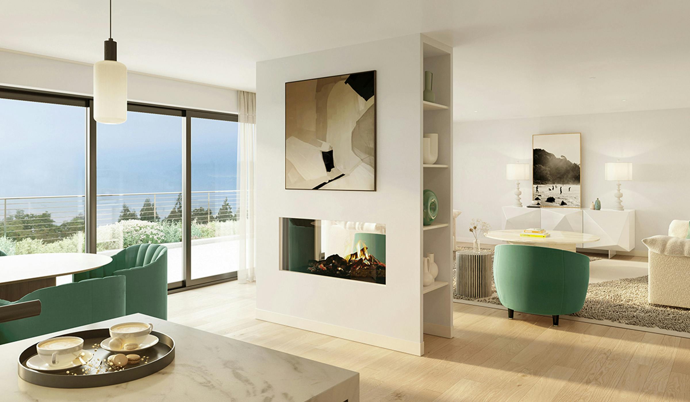 Living room view