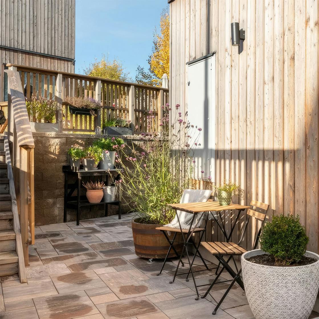 Grensaxen exterior - simple and functional