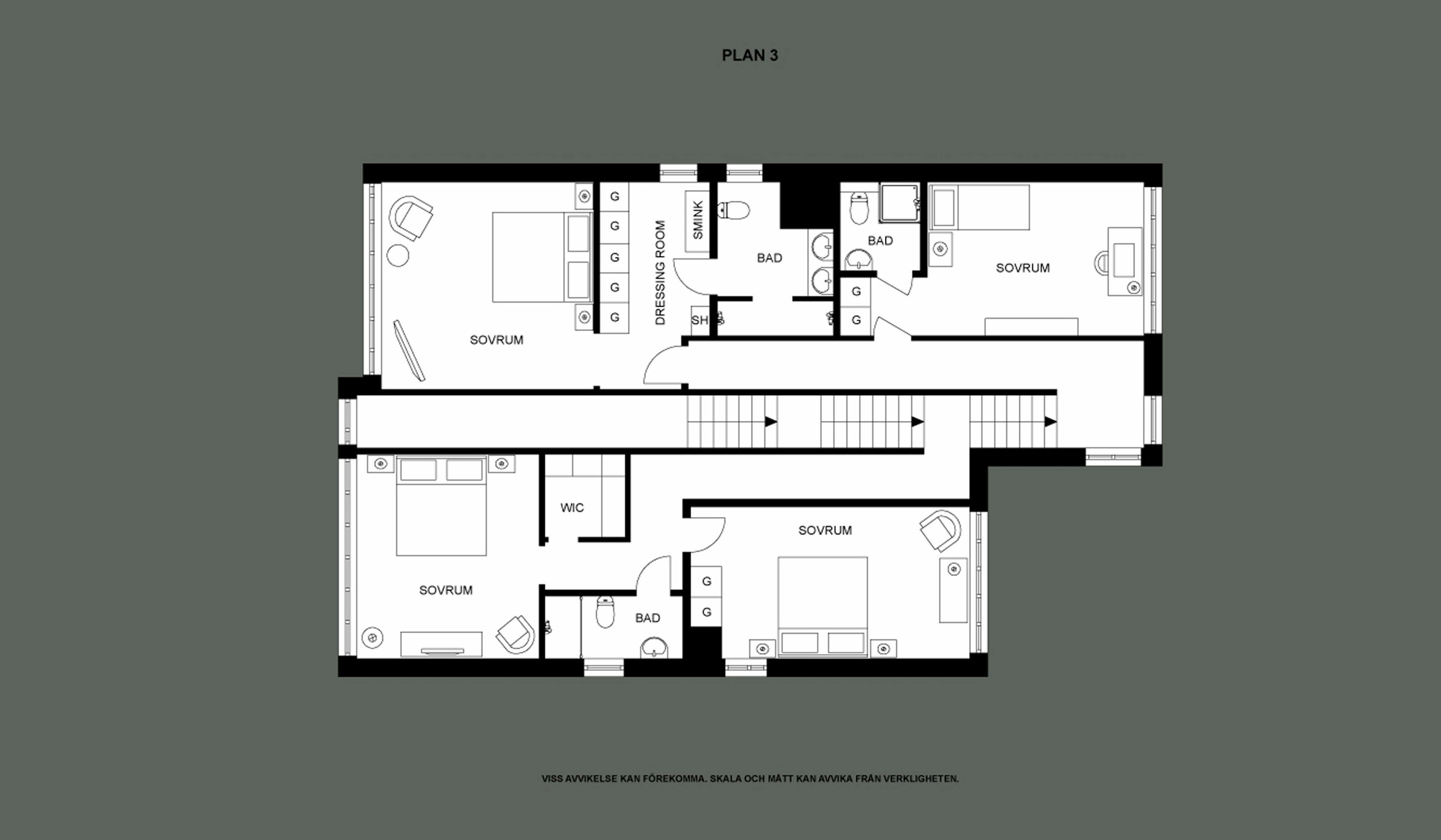 Energy efficient private residence Floor Plan three