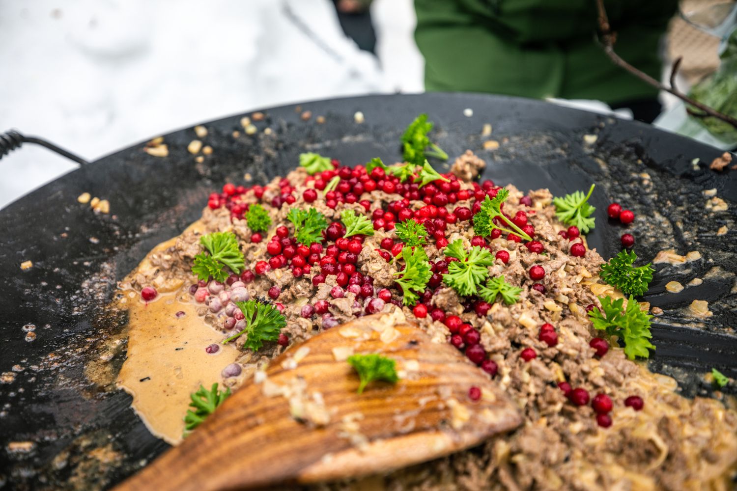 Laga mat ute i det fria med stekhäll