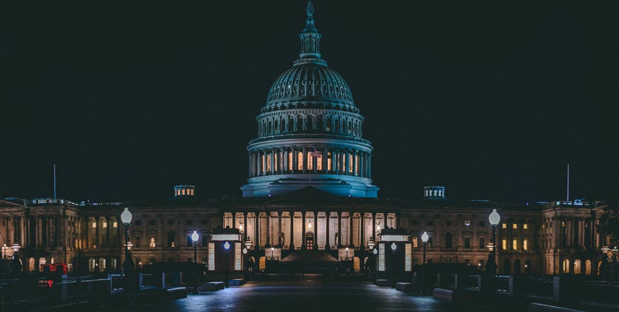 The US Capitol where Congress meets