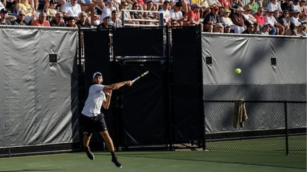 Athlete playing tennis and avoiding a shoulder injury