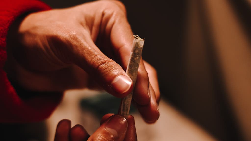 Gerollter Joint