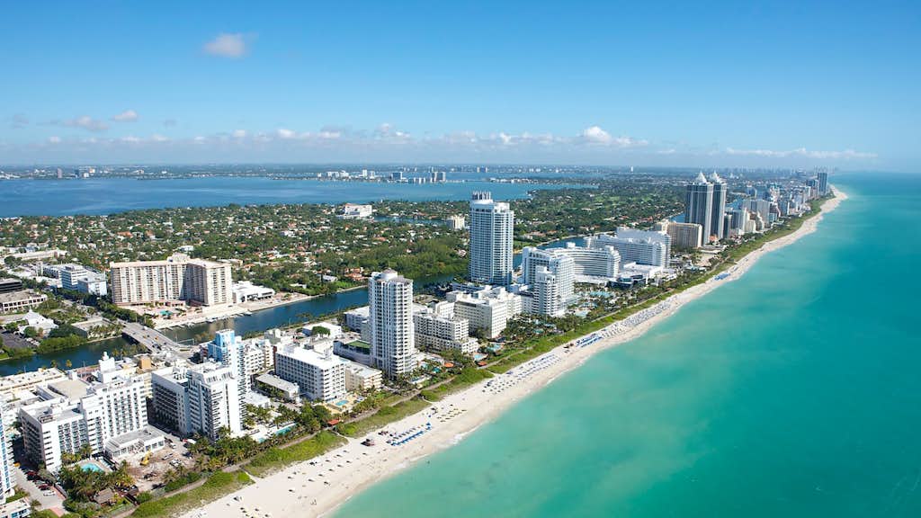 Miami Beach aus der Luft
