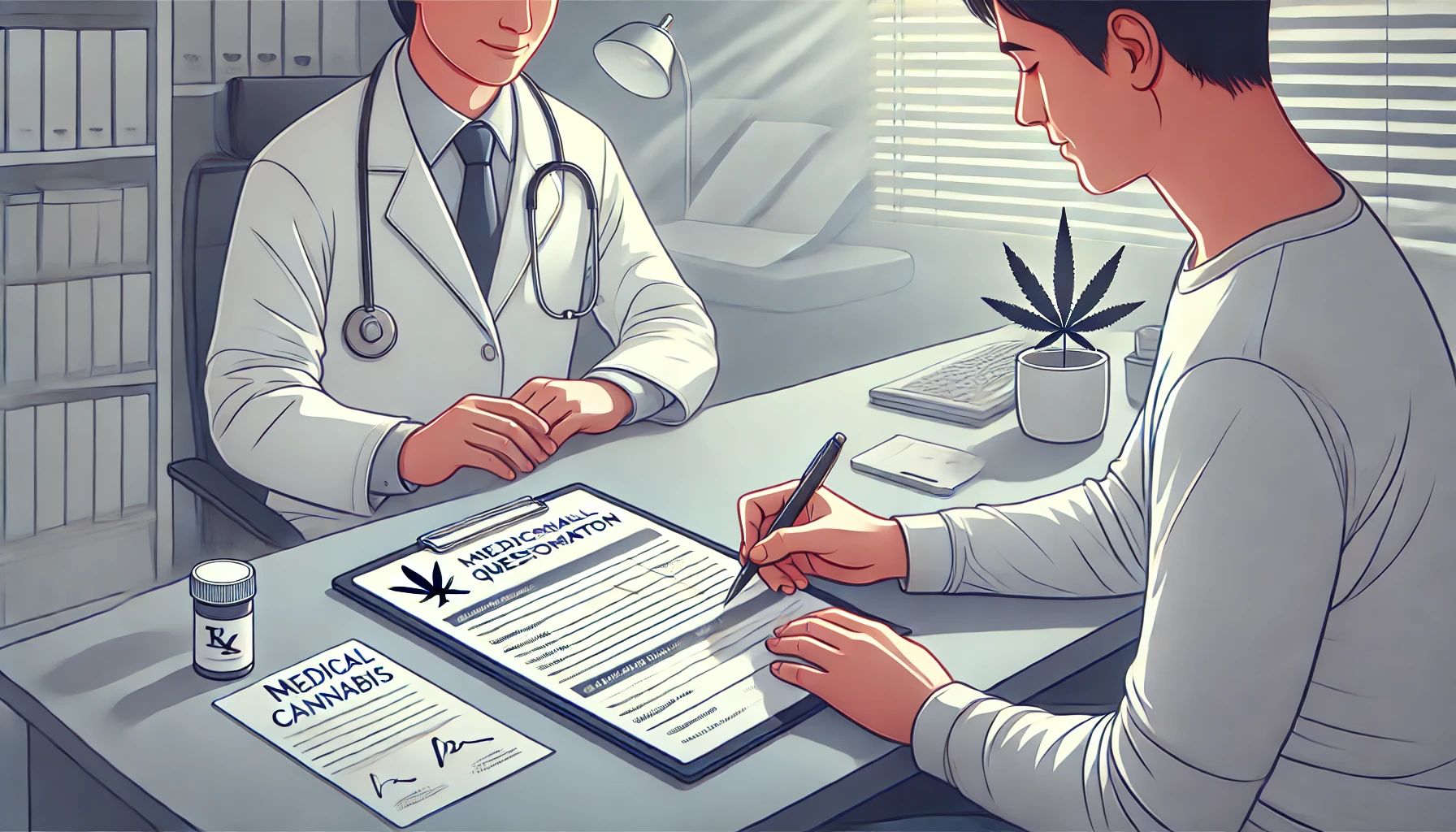 Bisherigen Behandlungsverlauf detailliert im Arztfragebogen dokumentieren lassen.