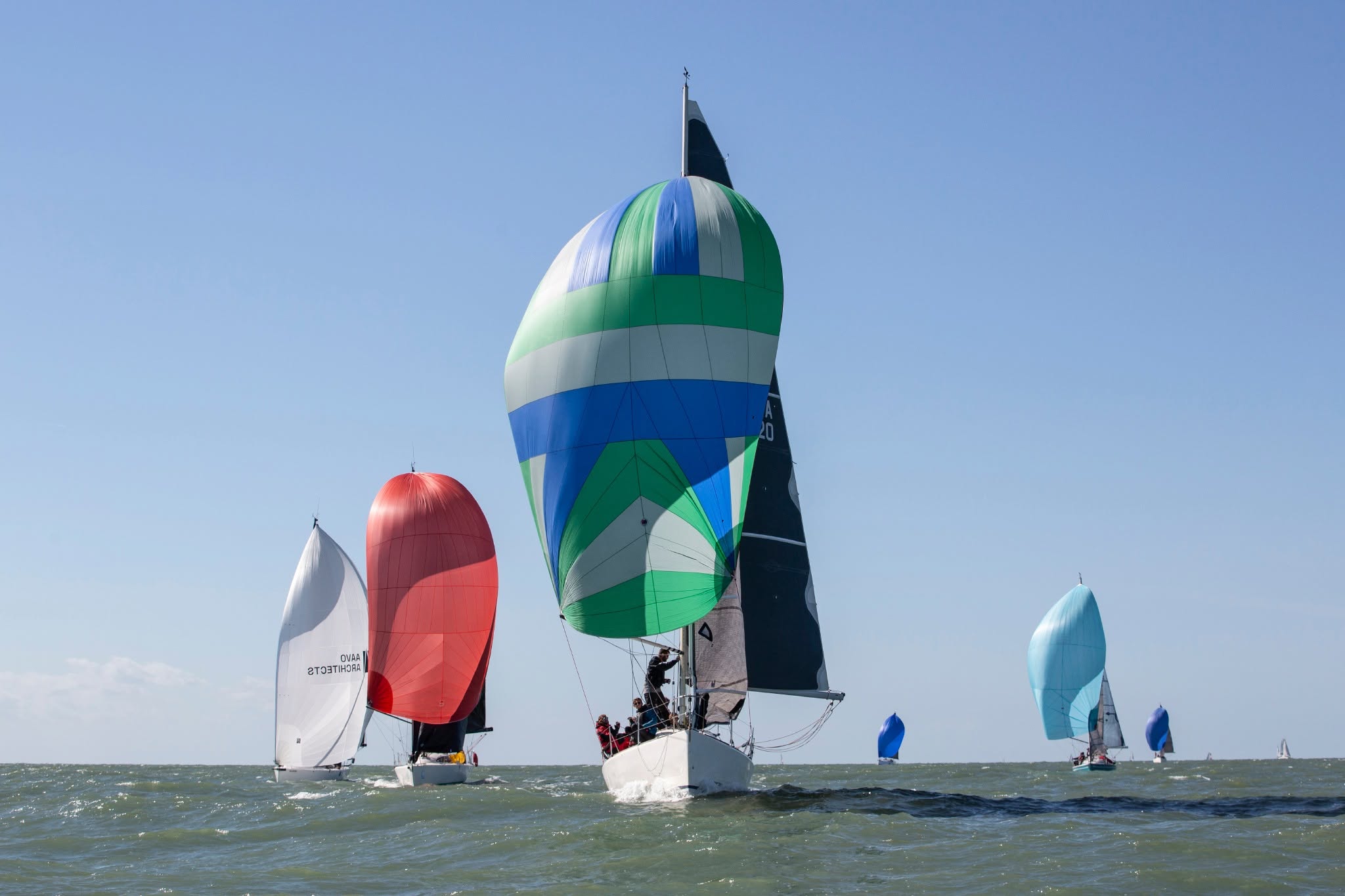 H-Cup #5 Challenge J. Florizoone avec 32 voiliers sur l’eau à Nieuwpoort