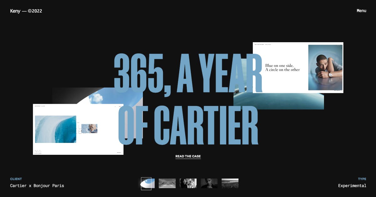 365 a year of Cartier Keny Zachelin Creative developer