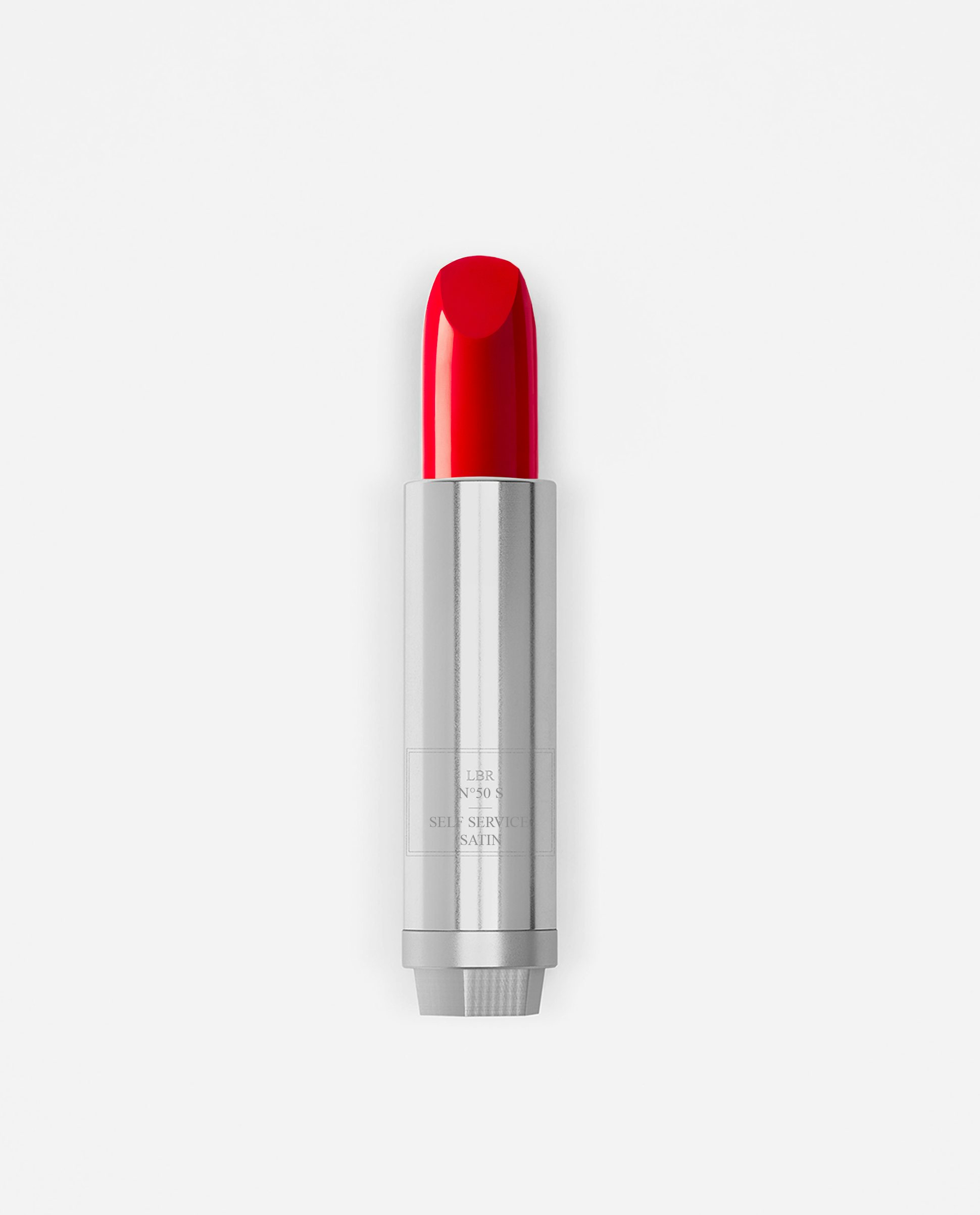 La bouche rouge Le Rouge Self Service Satin lipstick in metal refill