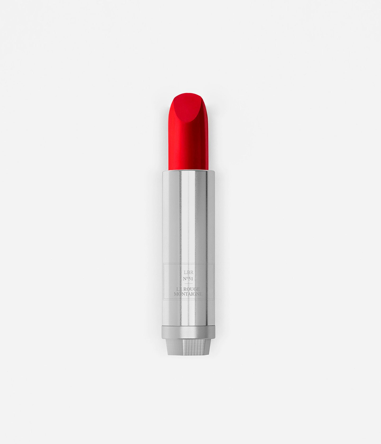 La bouche rouge Le Rouge Montaigne lipstick in metal refill
