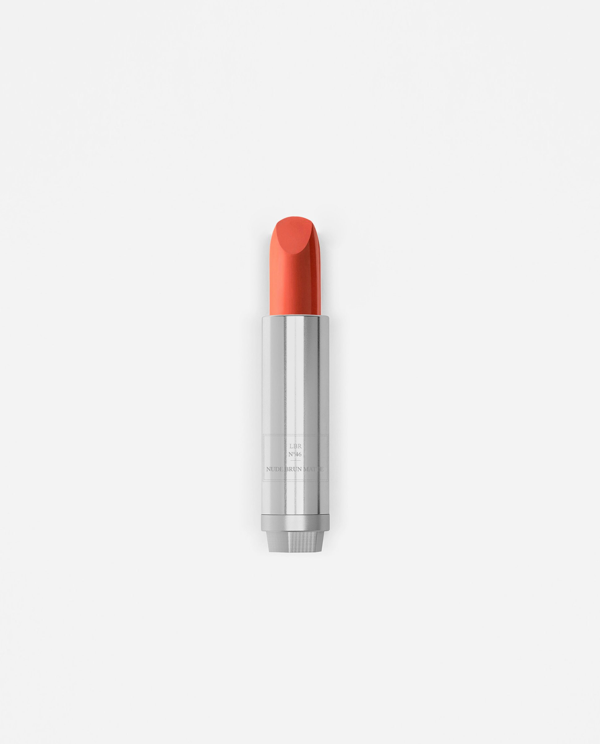 La bouche rouge Nude Brun Matte lipstick in metal refill