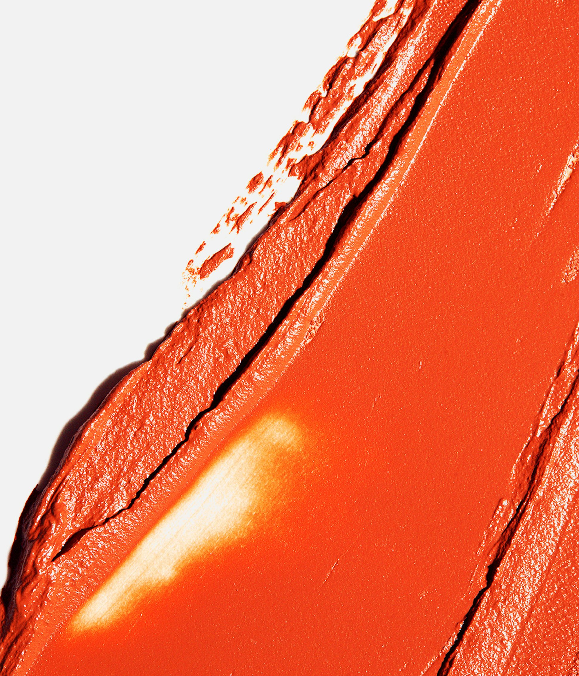 La bouche rouge Alex Eagle Red rouge à lèvres texture