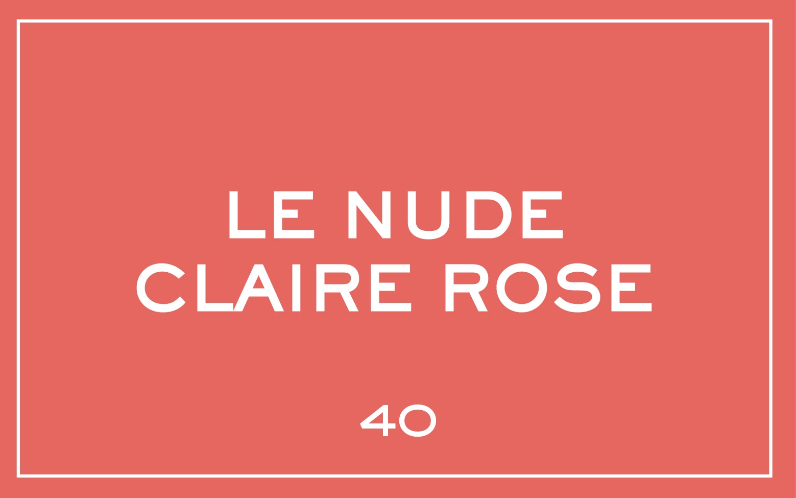 La bouche rouge Le Nude Claire Rose lipstick thumbnails
