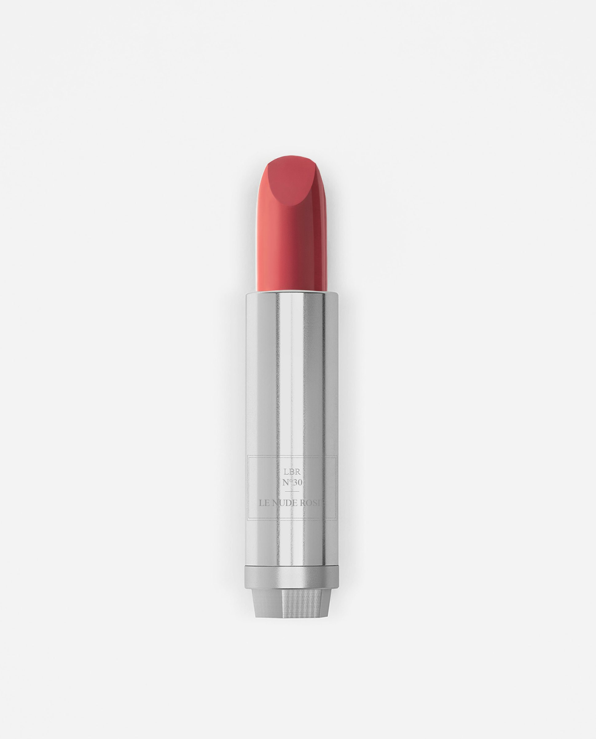 La bouche rouge Le Nude Rosie lipstick in metal refill