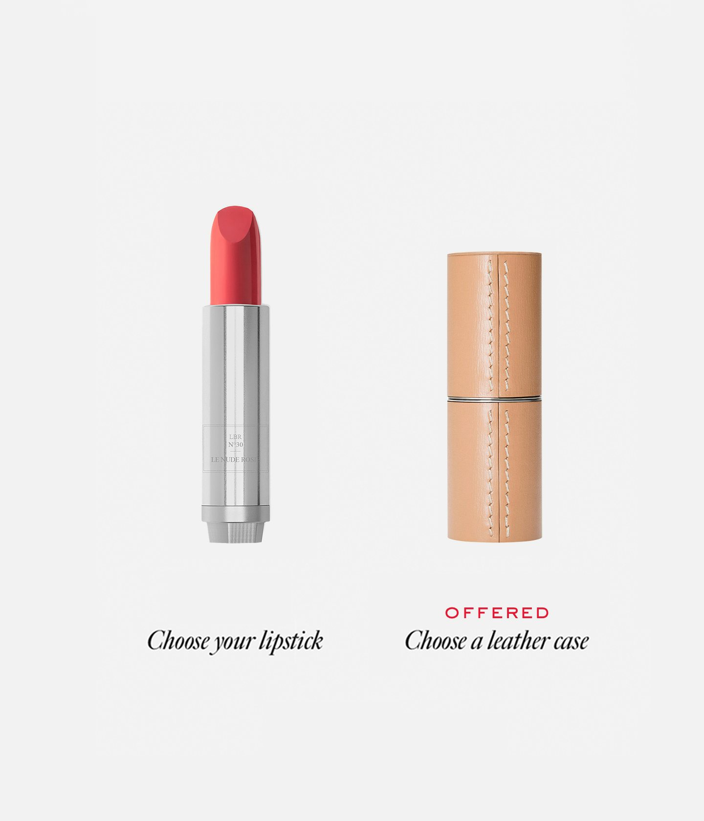 La bouche rouge Le Nude Rosie lipstick