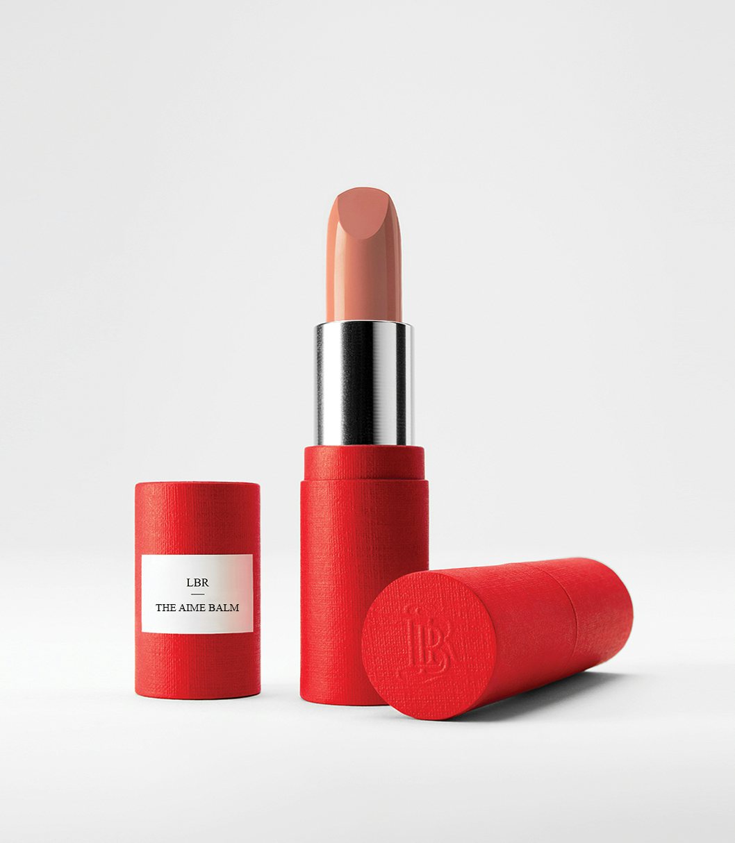 La bouche rouge The Aime balm lipstick in the red paper case