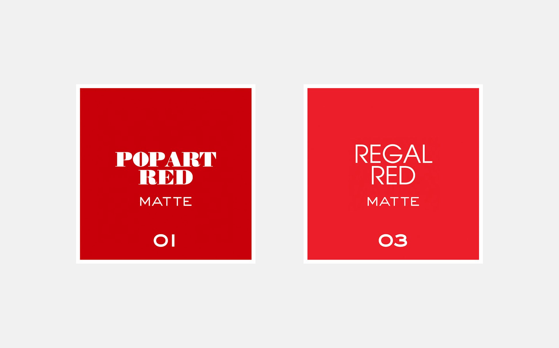 La bouche rouge Pop Art Red and Regal Red thumbnails