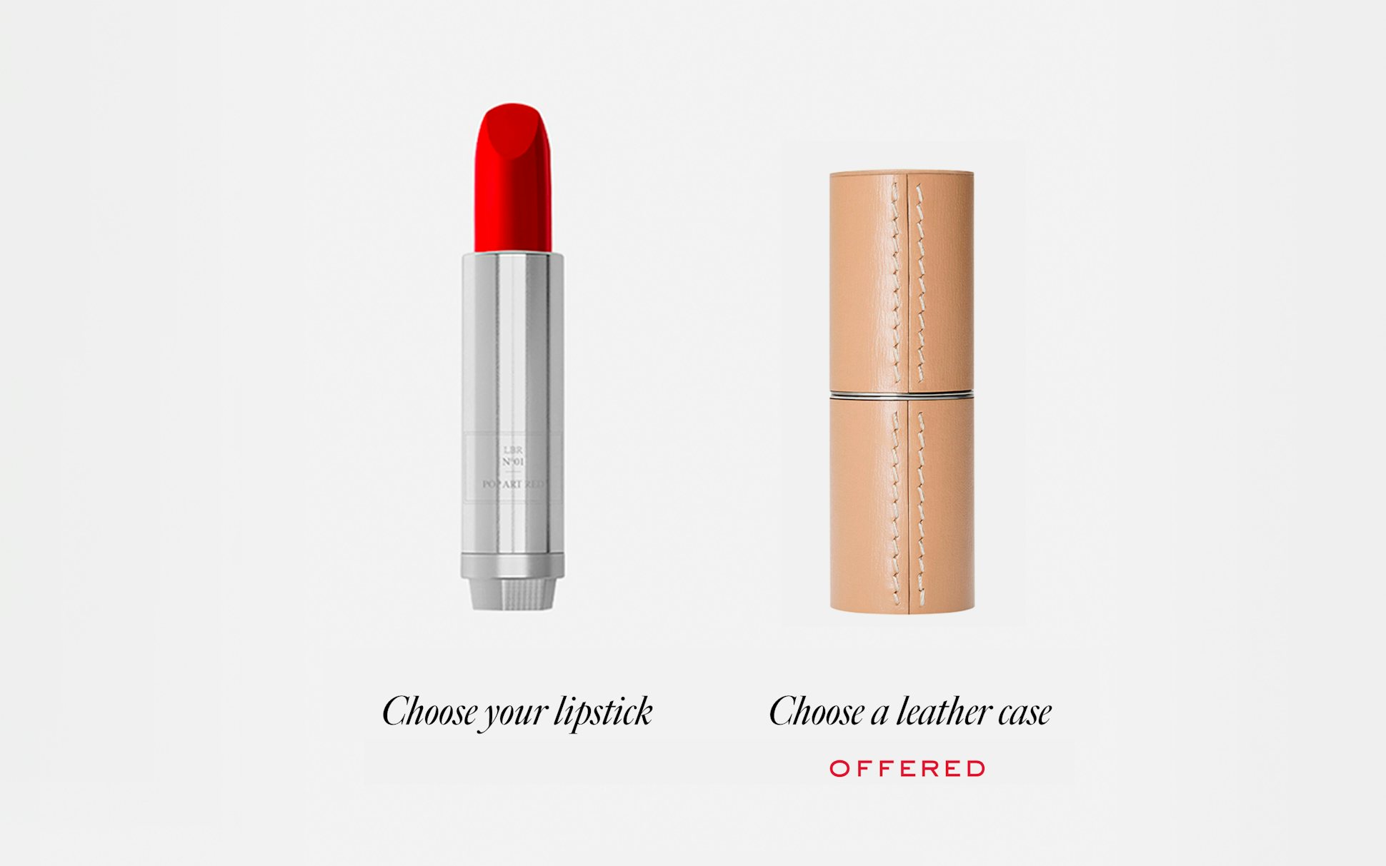 La bouche rouge free case offer with your first lipstick