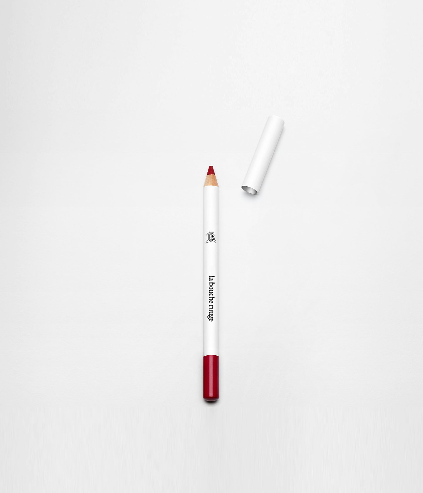 La bouche rouge Bordeaux red lip pencil with recyclable metal cap