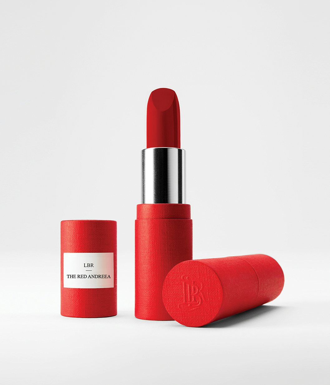 La bouche rouge The Red Andreea lipstick in the red paper case