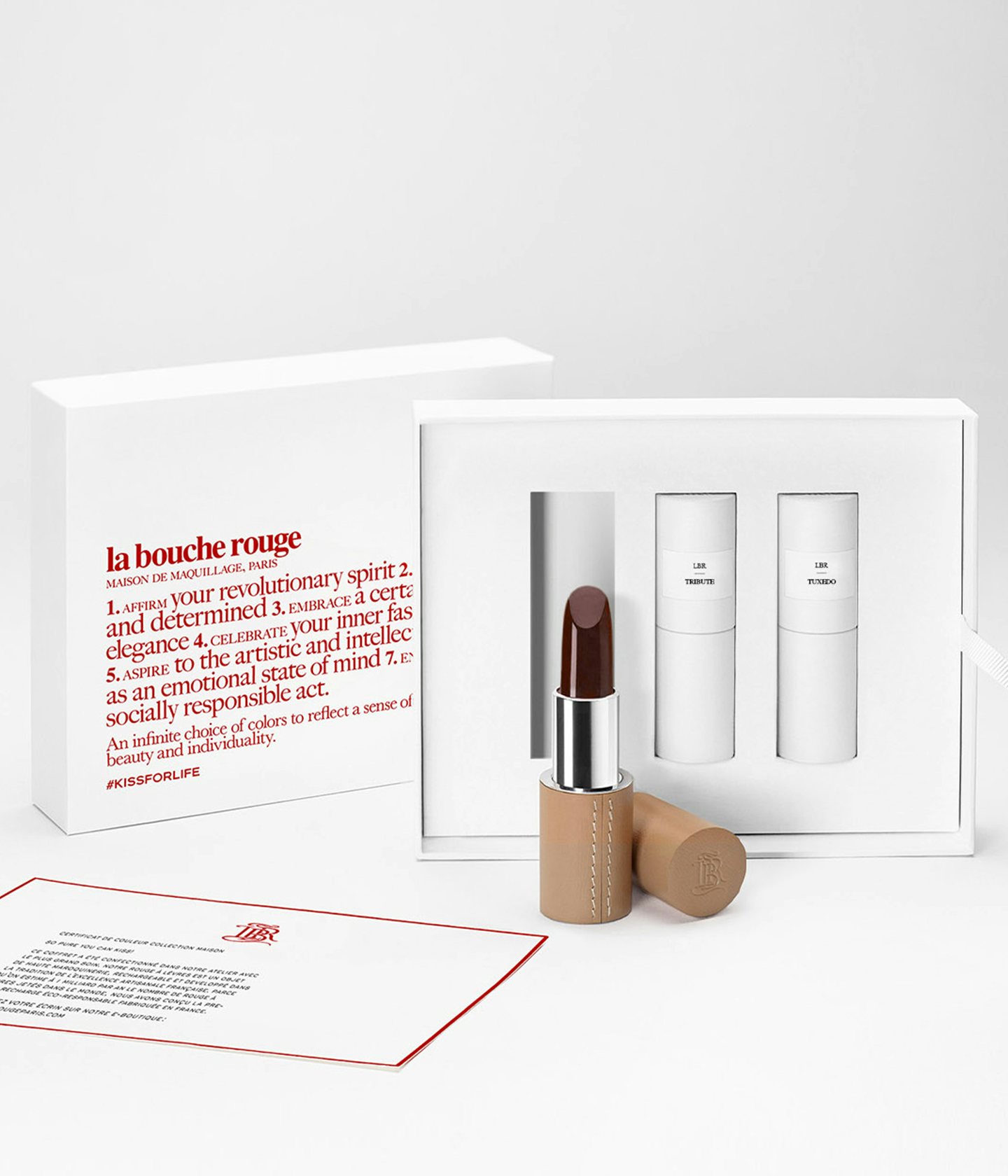 La bouche rouge Unconditional Magazine lipstick set