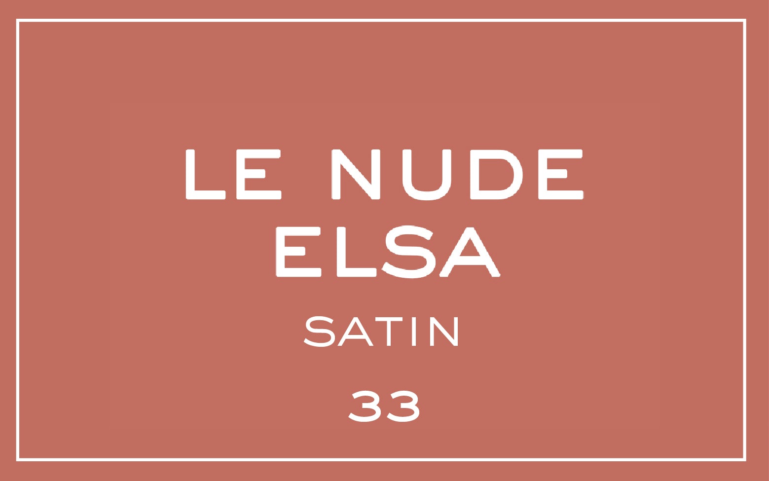 La bouche rouge Le Nude Elsa color swatch with text