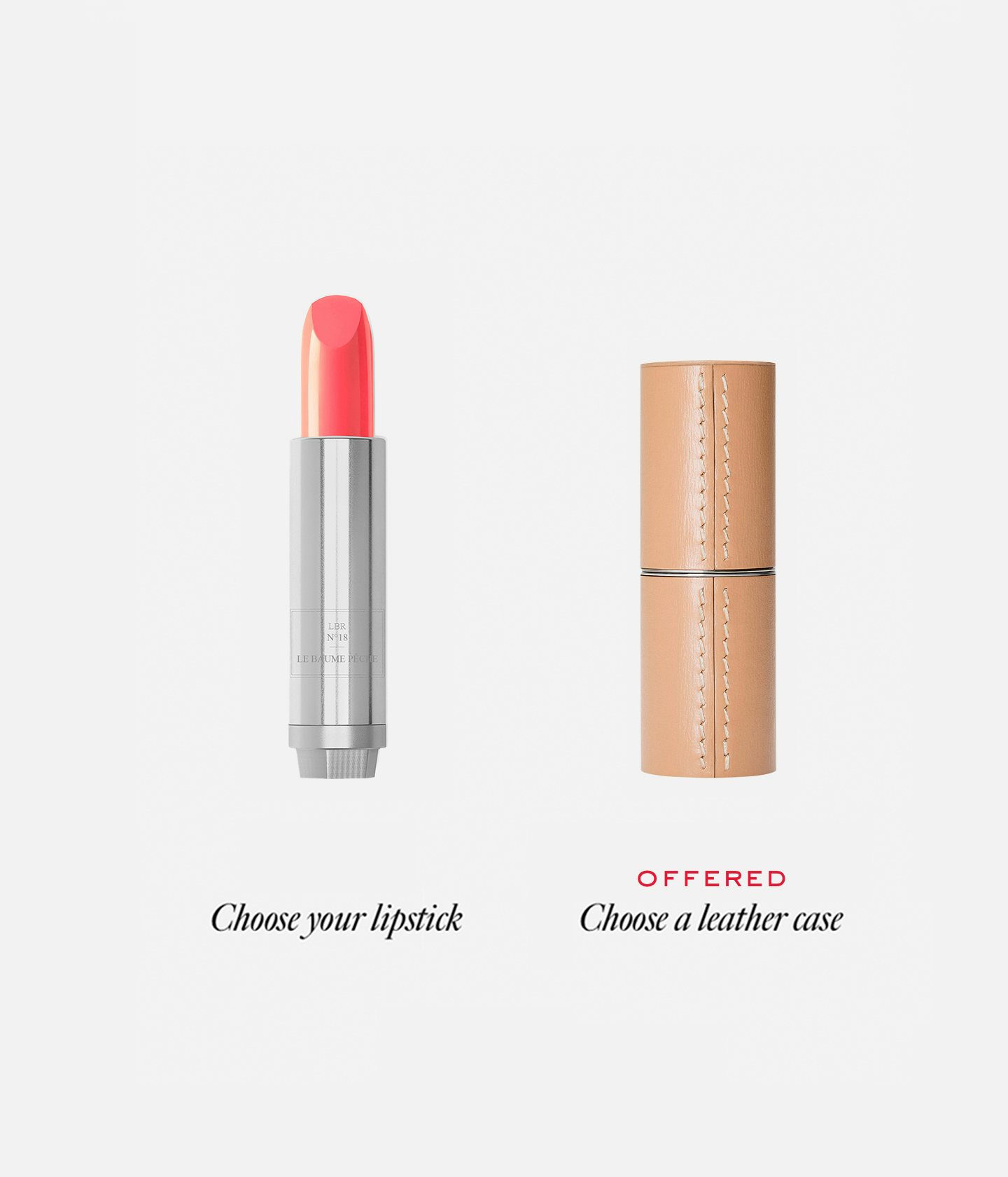 La bouche rouge Peach balm lipstick