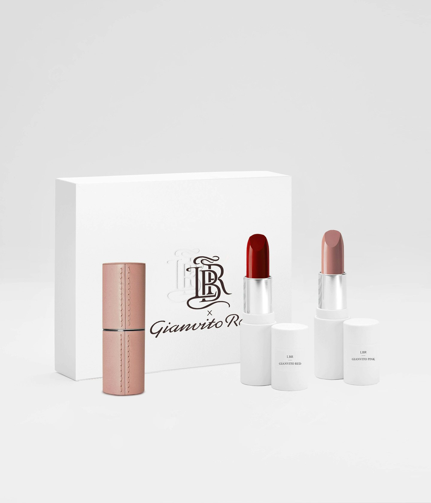 La bouche rouge The Gianvito Rossi Set - Pink Leather