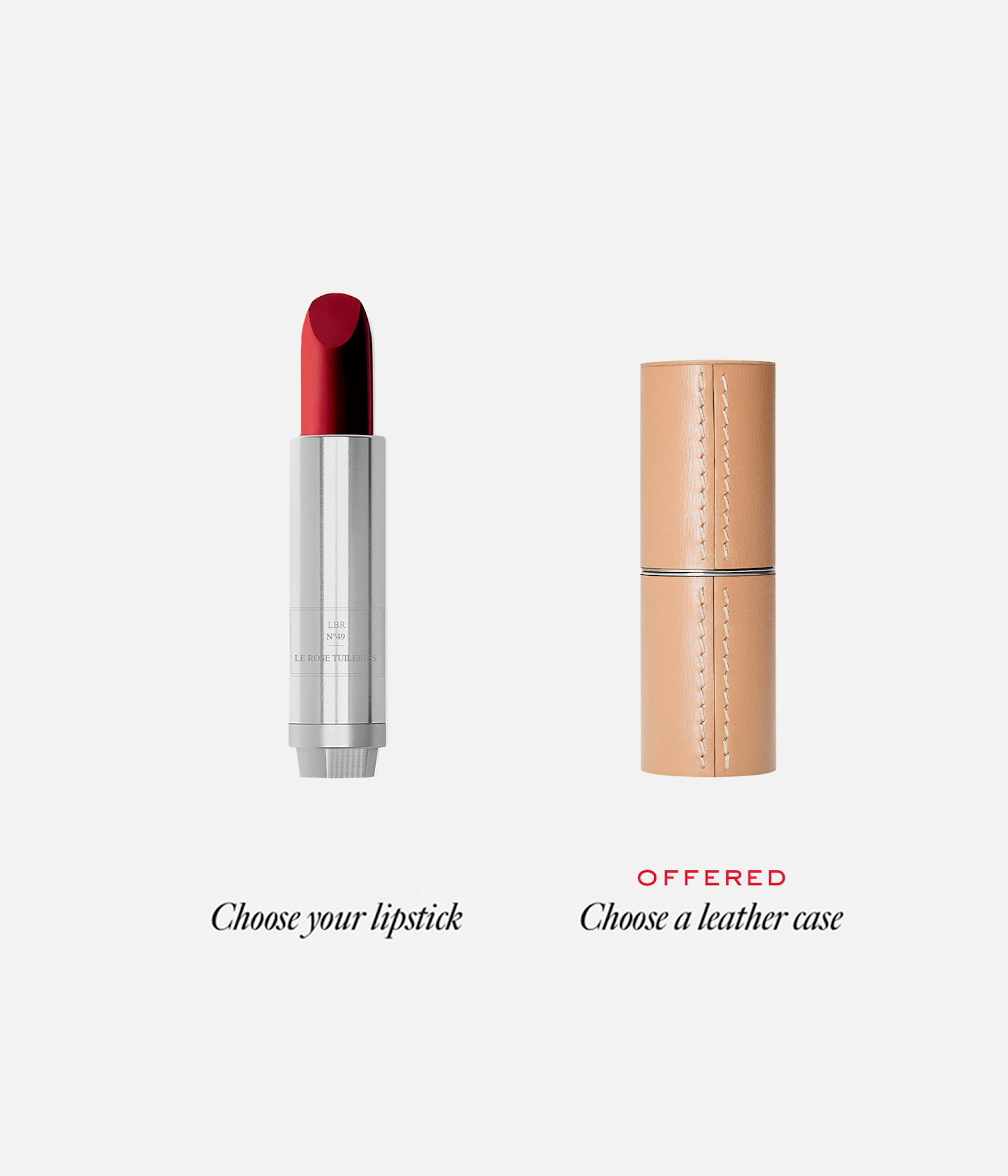 La bouche rouge Le Rose Tuileries lipstick