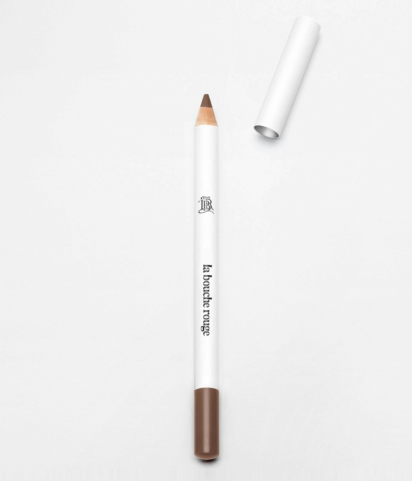 La bouche rouge dark brown eyebrow pencil with recyclable metal cap