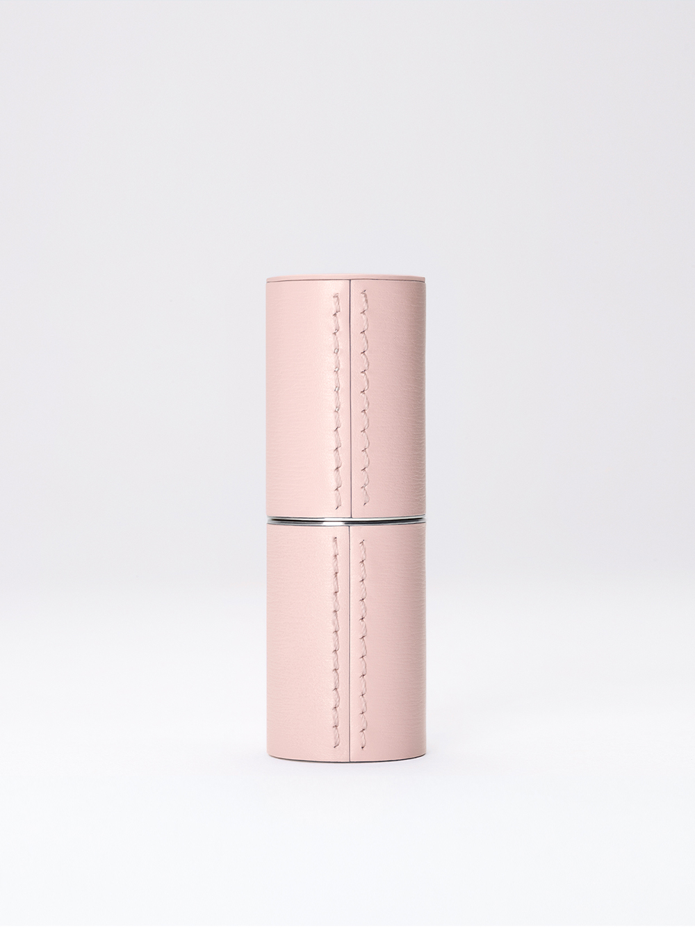 Pink leather case - La bouche rouge, Paris