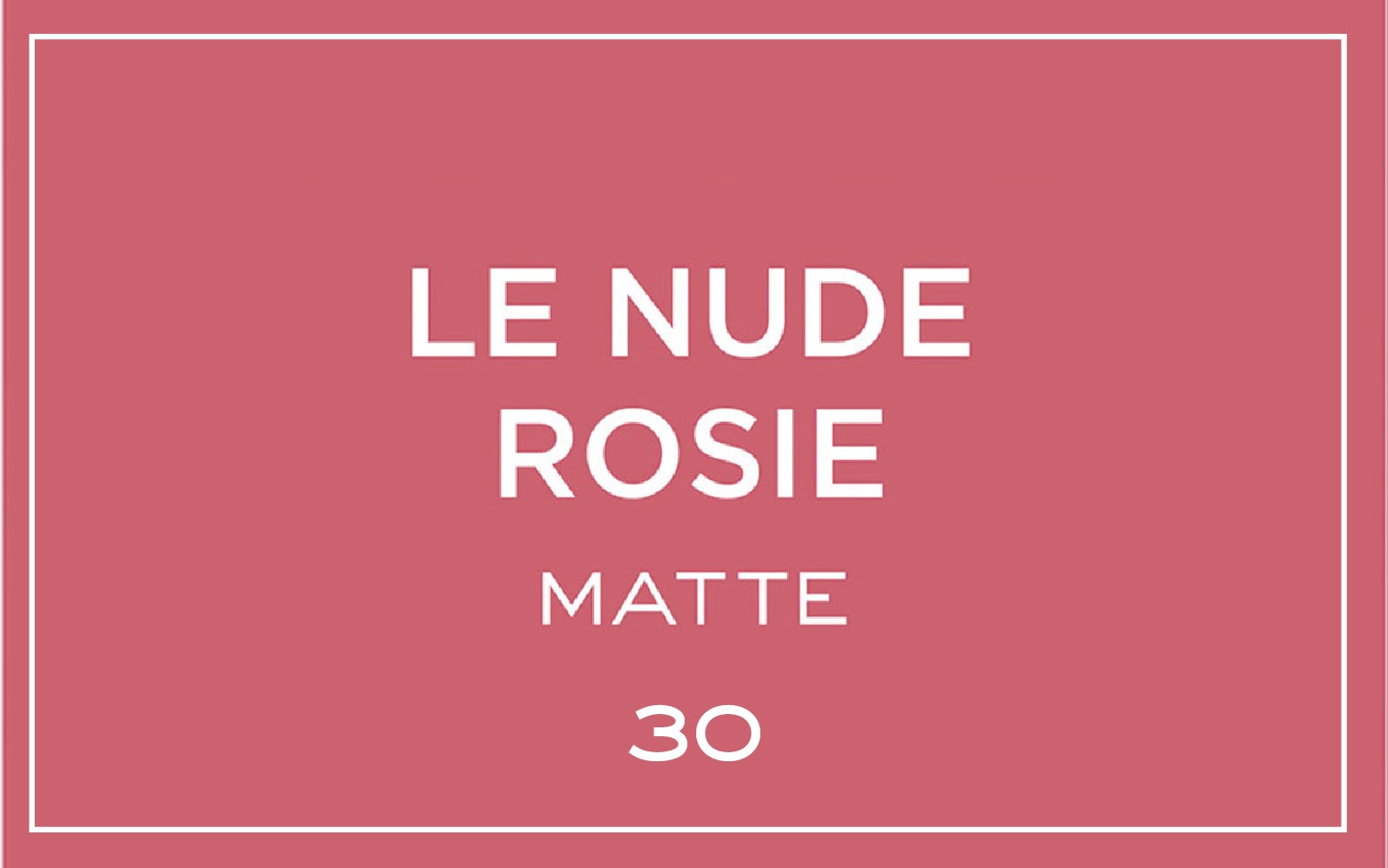 La bouche rouge Le Nude Rosie nuance du rouge à lèvres