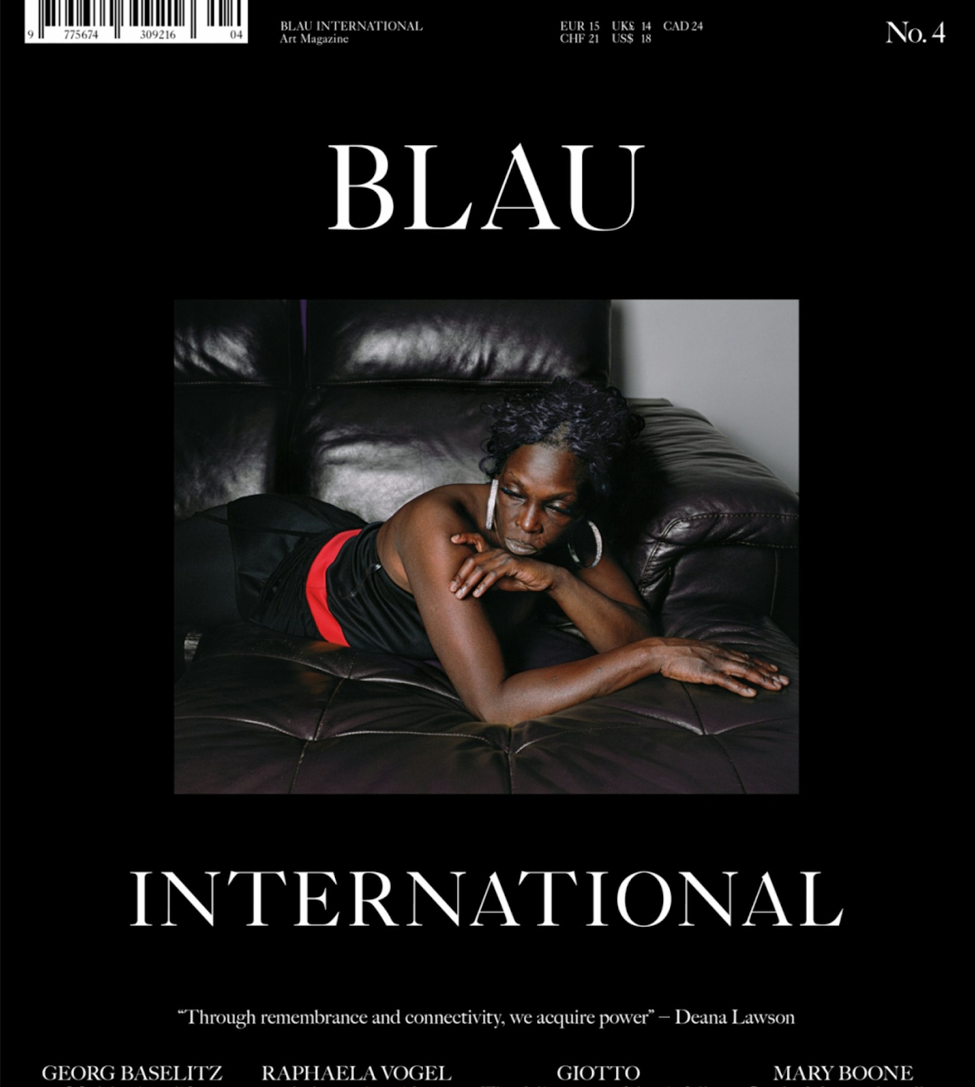 La bouche rouge Blau magazine 