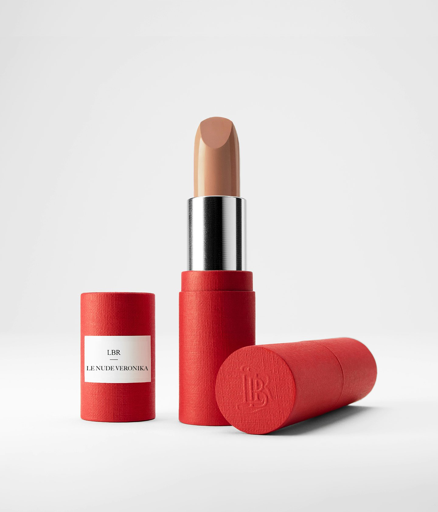 La bouche rouge Le Nude Veronika lipstick in the red paper case