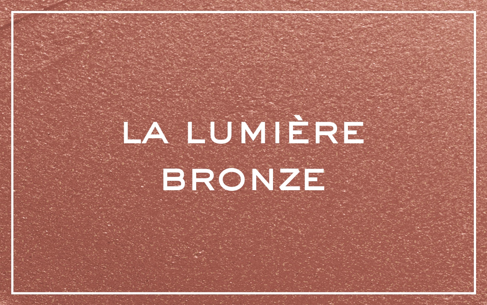 La bouche rouge La Lumière Bronze Highlighter color swatch with text