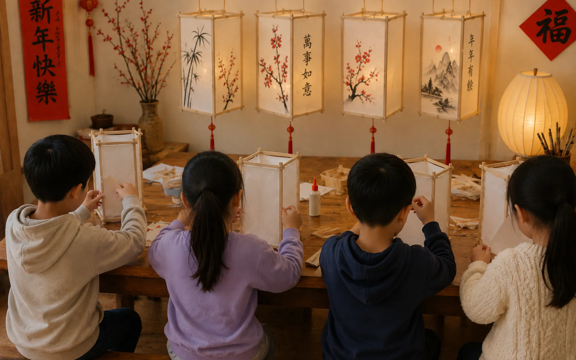 Atelier lanternes chinoise
