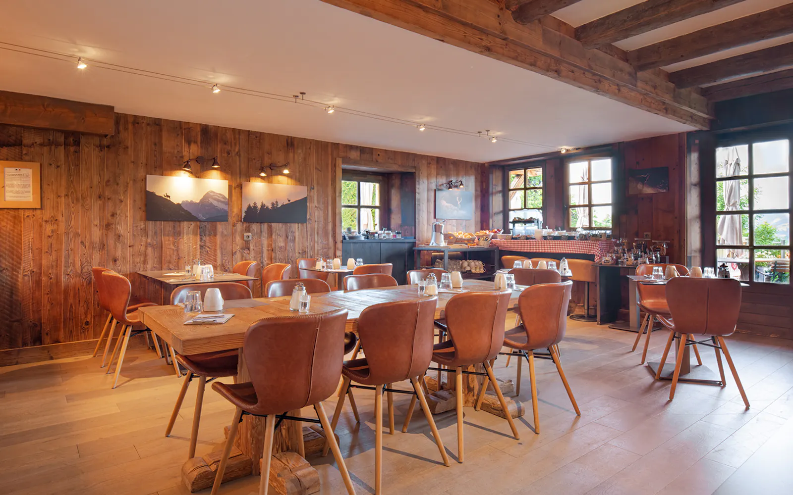 La Ferme du Golf en été - Hôtel et Restaurant en montagne