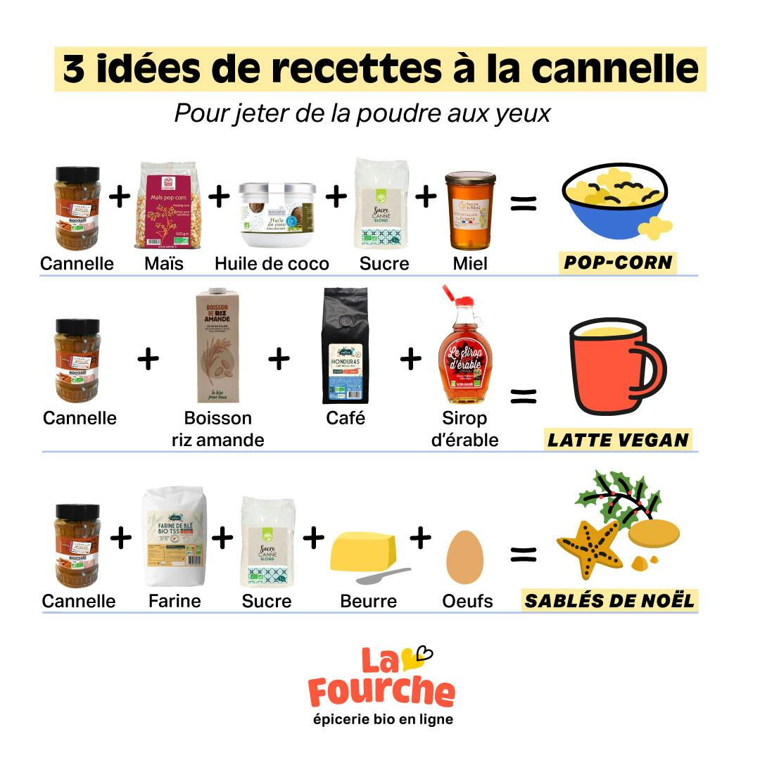 Cannelle En Poudre Bio Cook 80g - La Fourche