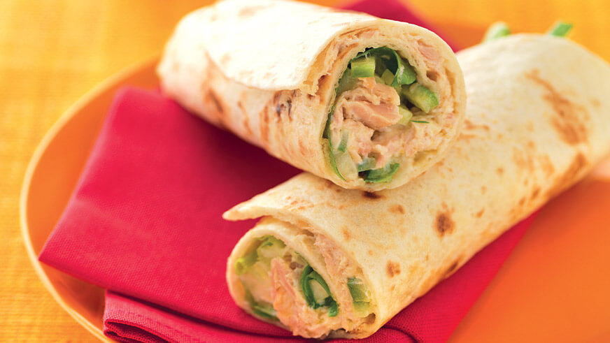 Recette de wrap au thon - Wraps de thon à l'huile d'olive - Conserverie