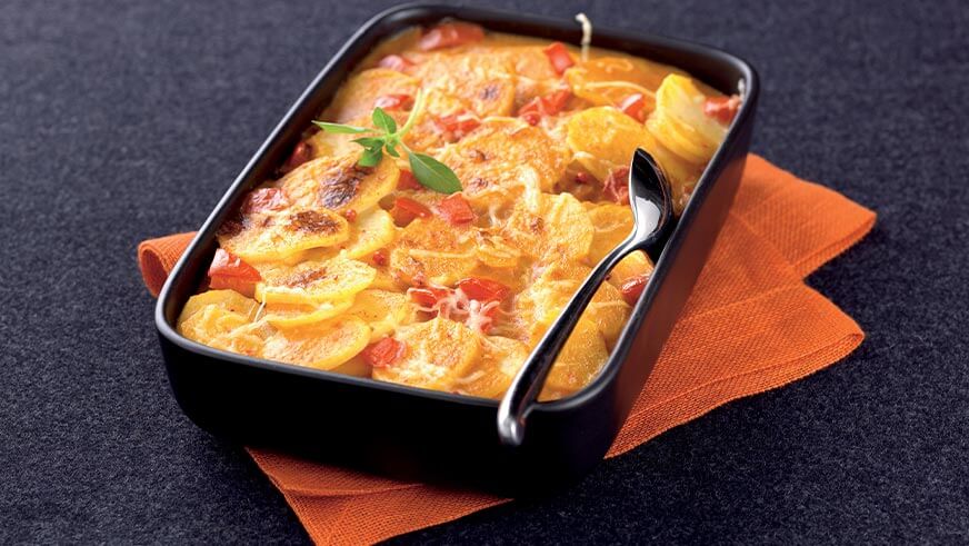 Gratin de poisson à la bisque de homard - Gratin armoricain